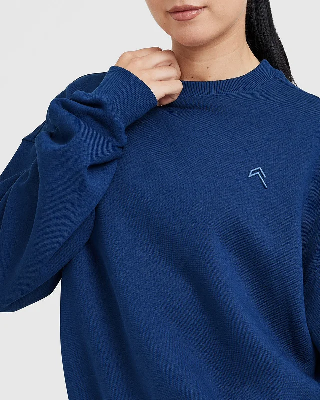 All Day Lightweight Oversized Sweatshirt | Midnight