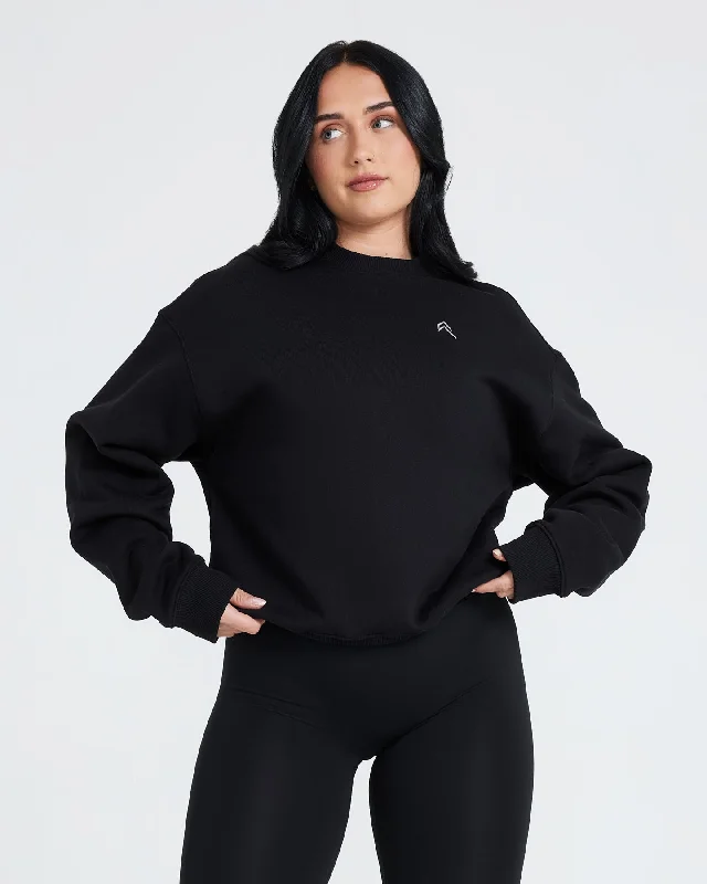 All Day Oversized Sweatshirt | Black