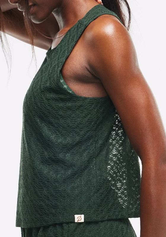 Stretch Crochet Muscle Tank