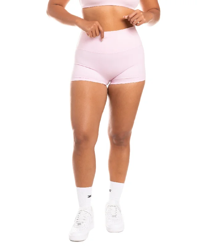 Aura SF Micro Shorts - Blush Pink