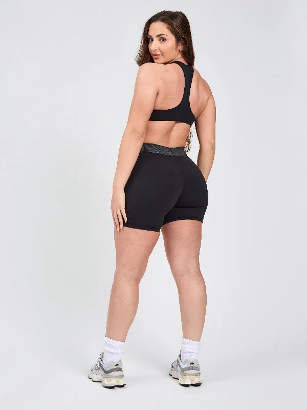 Bliss Butter Short 6"" - Onyx Black