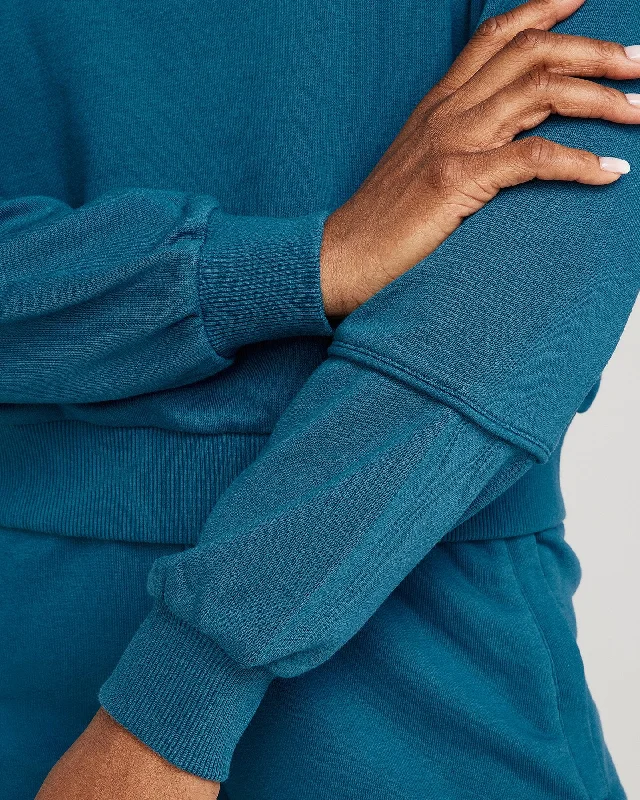 Classic Lounge Crew Neck | Ocean Teal