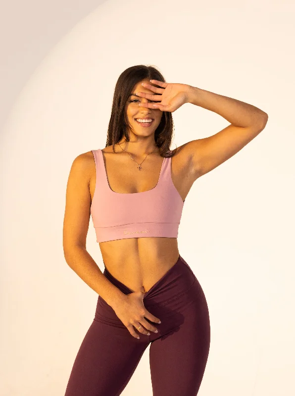 CORE 6-Way Reversible Sports Bra - Rhode/Blush Pink