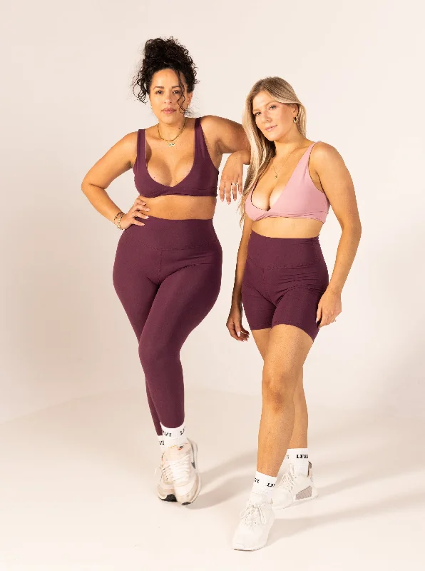 CORE 6-Way Reversible Sports Bra - Rhode/Blush Pink