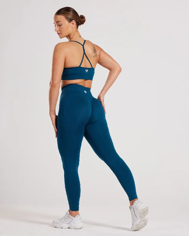 Define Seamless Racer Back Bra | Teal