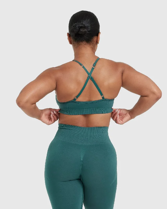 Effortless Strappy Bralette | Marine Teal