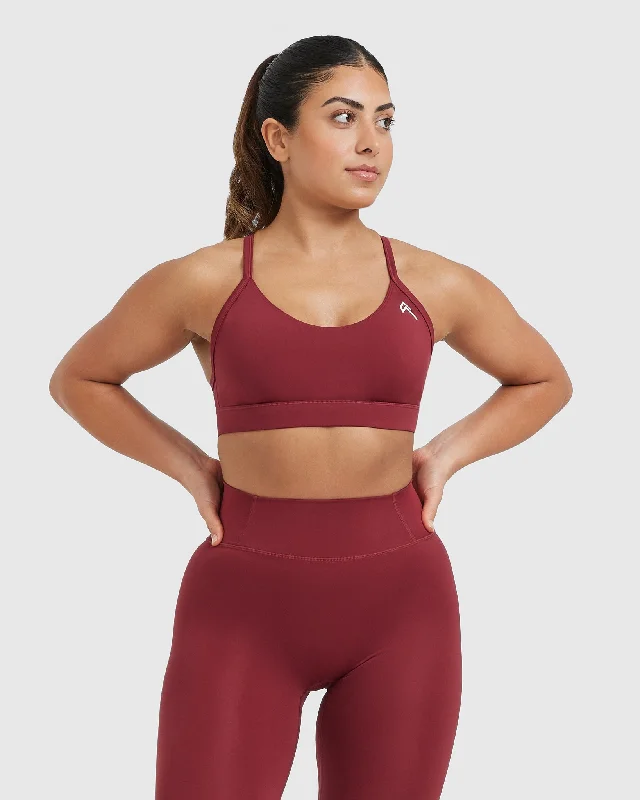 Everyday Sports Bra | Burnt Cherry