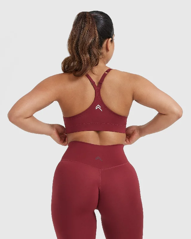 Everyday Sports Bra | Burnt Cherry