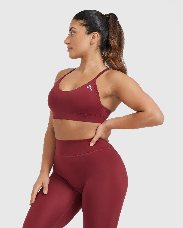 Everyday Sports Bra | Burnt Cherry