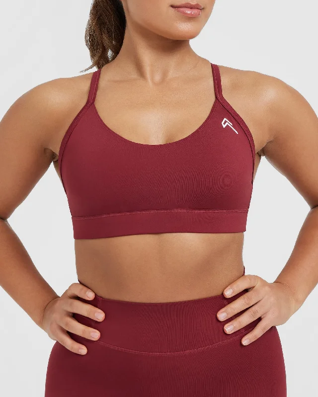 Everyday Sports Bra | Burnt Cherry