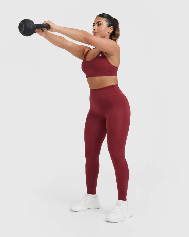 Everyday Sports Bra | Burnt Cherry