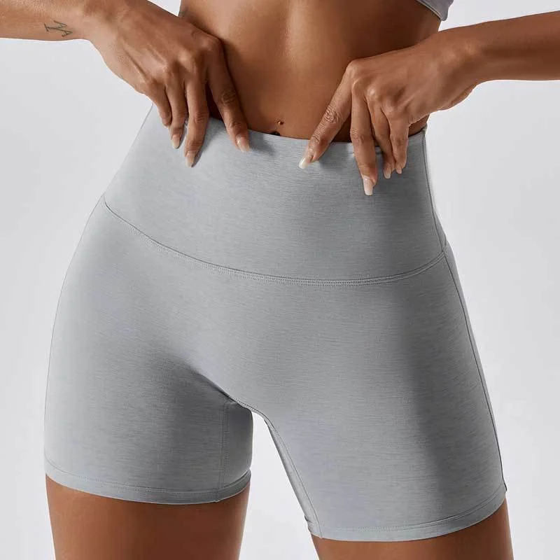 Gray Yoga Shorts / S