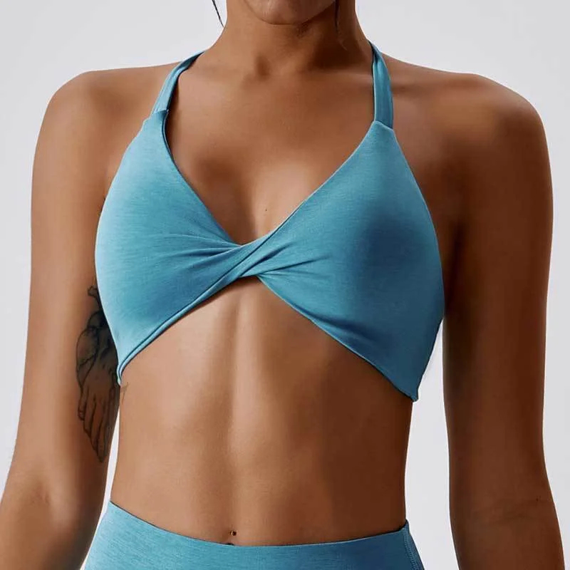 Blue Sports Bra / S