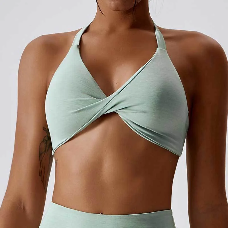 Green Sports Bra / S