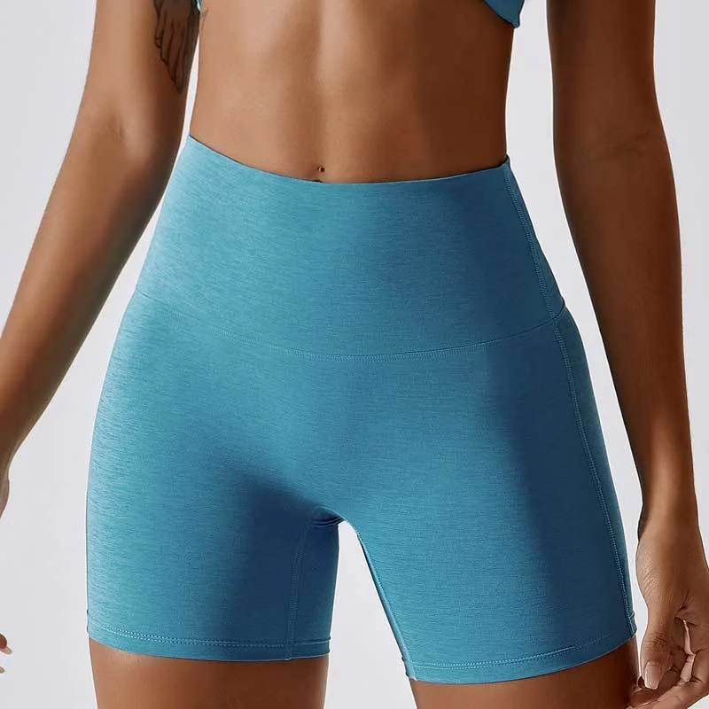 Blue Yoga Shorts / S