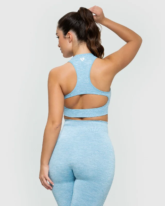 Move Seamless Sports Bra | Blue Marl