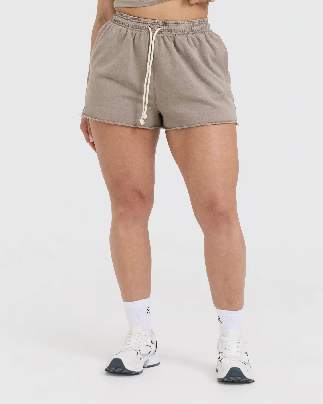 Raw Lounge Oversized Shorts | Minky