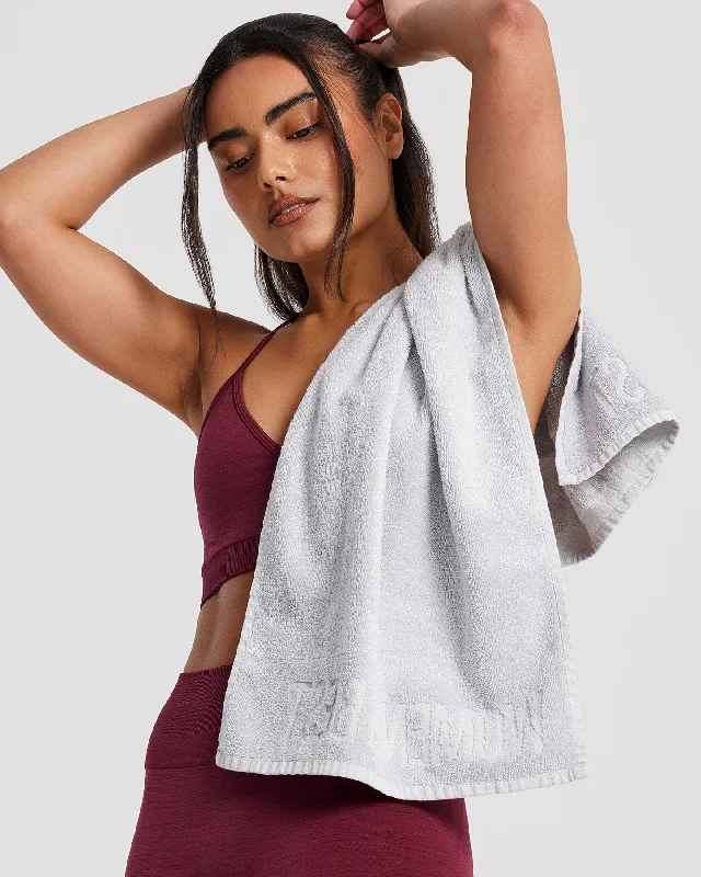 Small Sweat Towel | Silver Grey