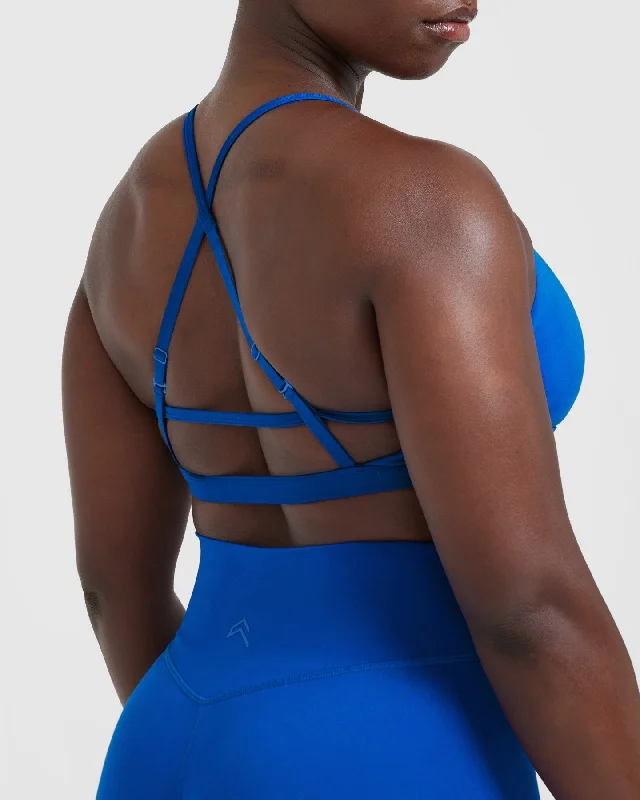 Timeless Strappy Bralette | Cobalt