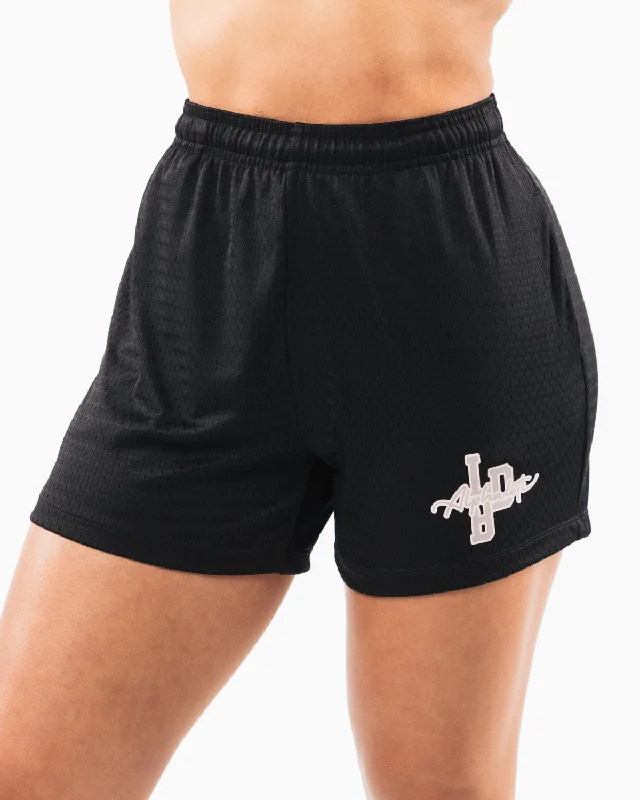 Signature Mesh Short 4"" - Black