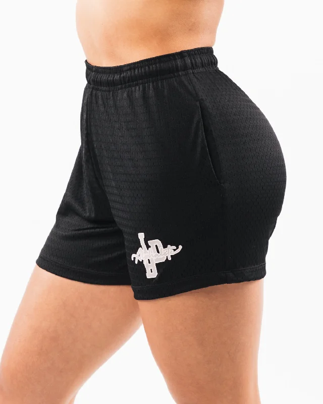 Signature Mesh Short 4"" - Black