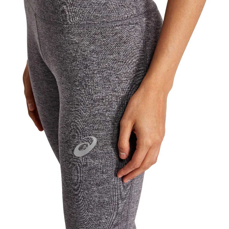 Asics High Waist 2 Womens Long Running Tights - Grey