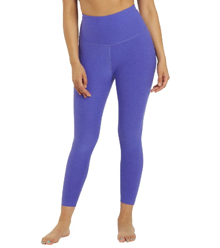 Beyond Yoga Spacedye High Waisted Yoga Capris Ultra Violet Heather