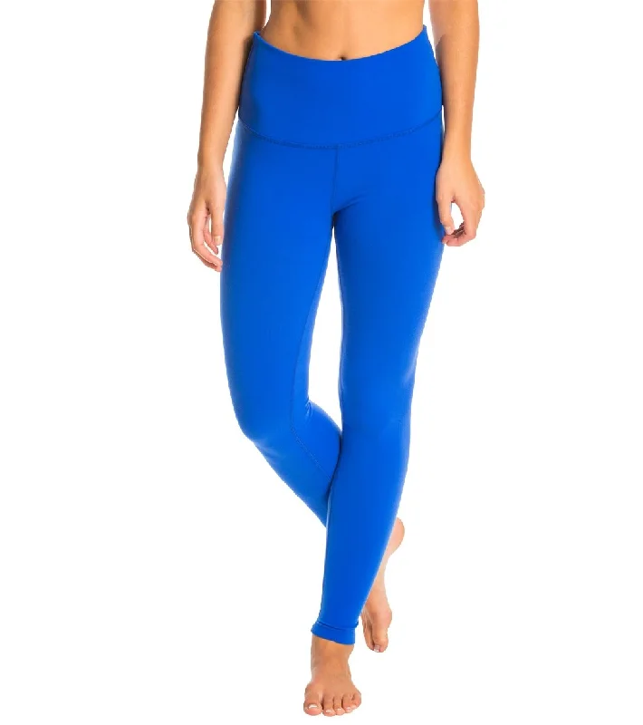 Beyond Yoga Take Me Higher Long Yoga Leggings Bright Lapis