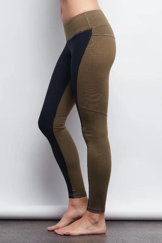 Black/Olive Two-Tone Legging