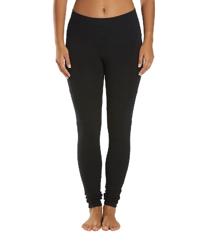 Hard Tail Cargo Pocket High Rise Yoga Leggings Black