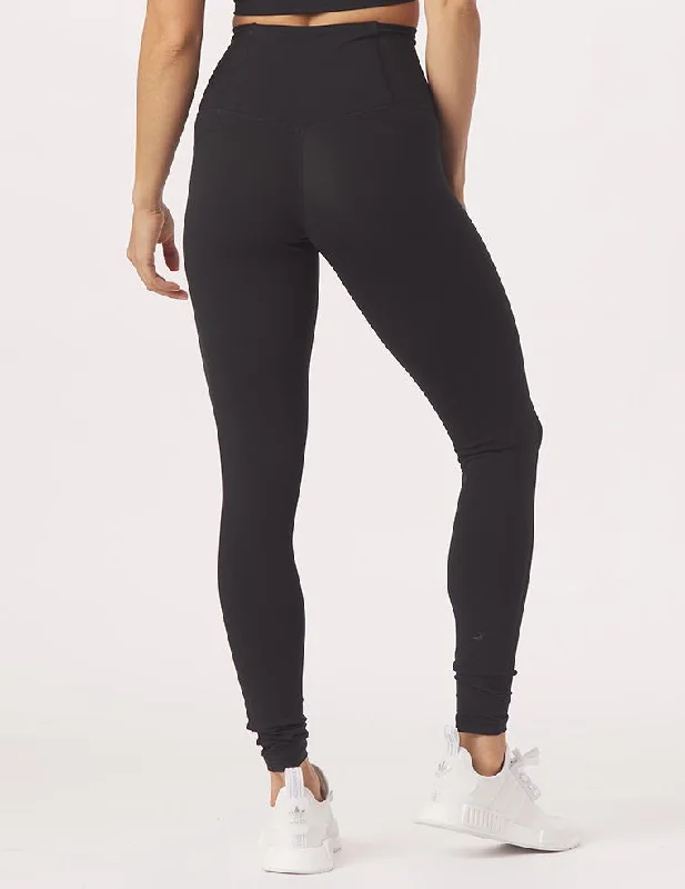 High Waist Pure Pocket Legging: Black