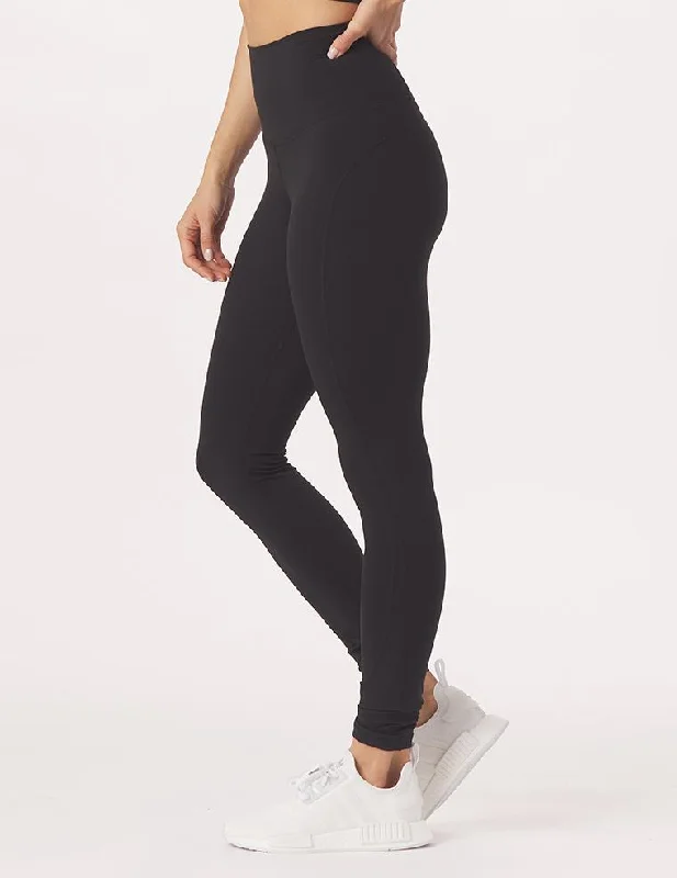 High Waist Pure Pocket Legging: Black