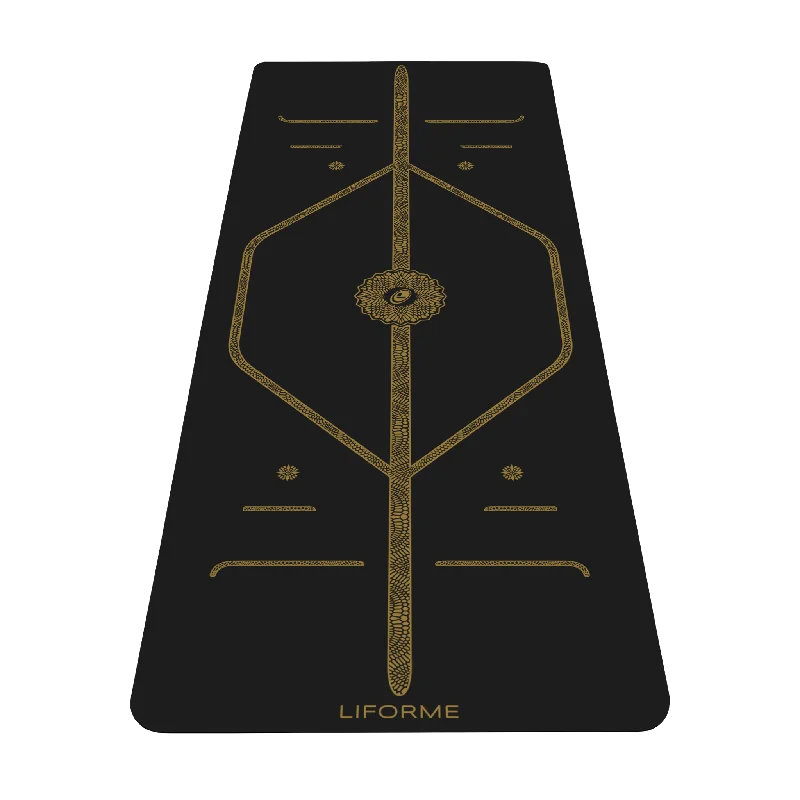 Liforme Black & Gold Yoga Mat