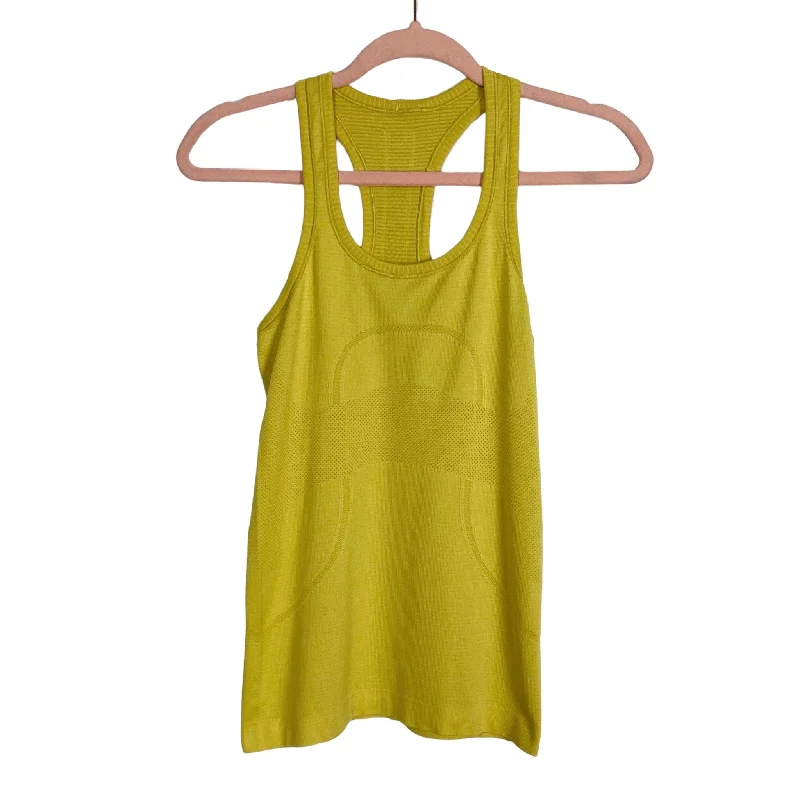 Lululemon Golden Mesh Striped Racerback Tank- Size 4 (see notes)