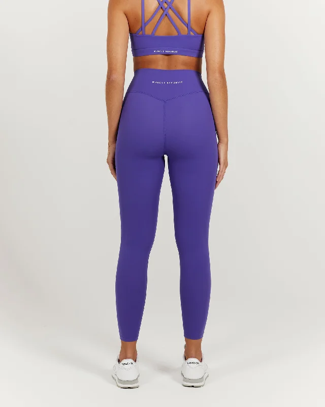 LUXE LEGGINGS 24"" - INDIGO