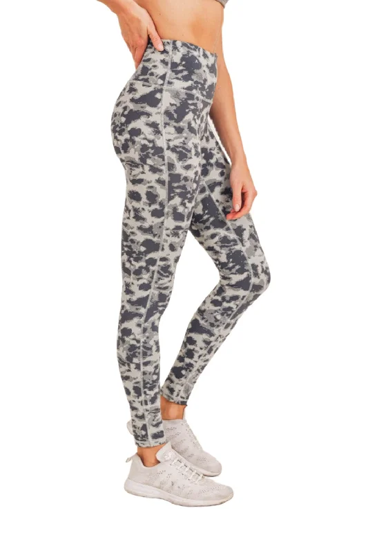 Mono B Textured Spotted  High waist Leggings APH-A075 and Plus