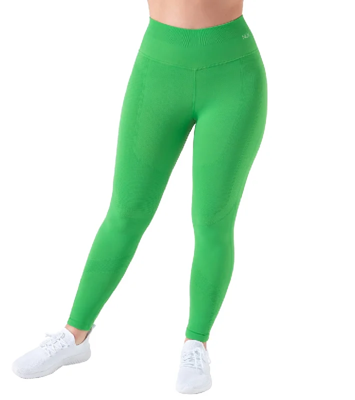 NUX One By One Seamless Yoga Leggings Simply Green