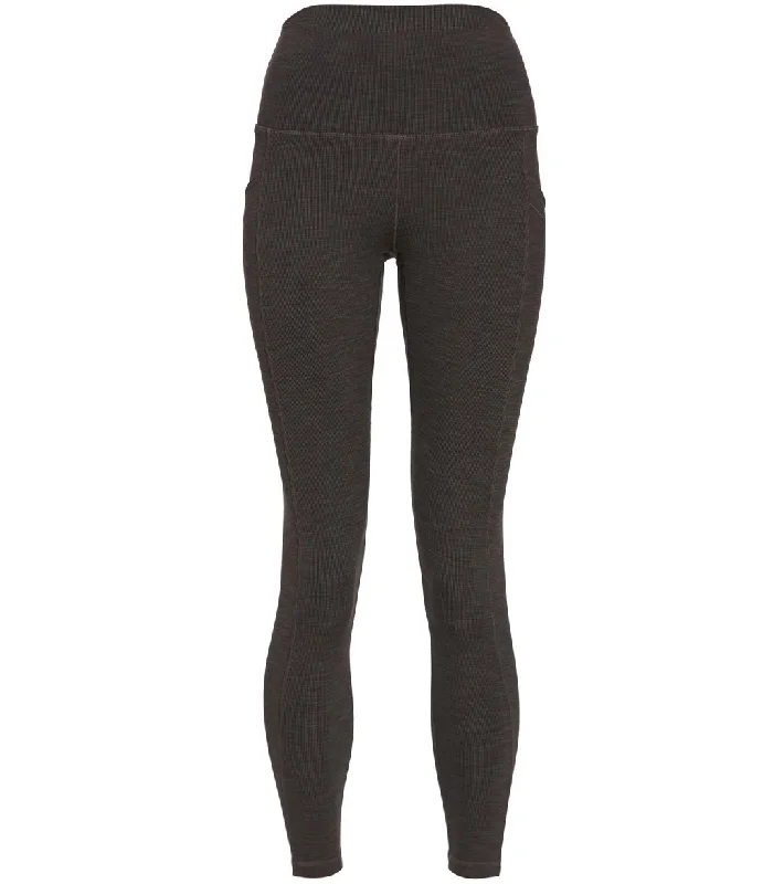 prAna Becksa 7/8 Yoga Leggings Black Heather