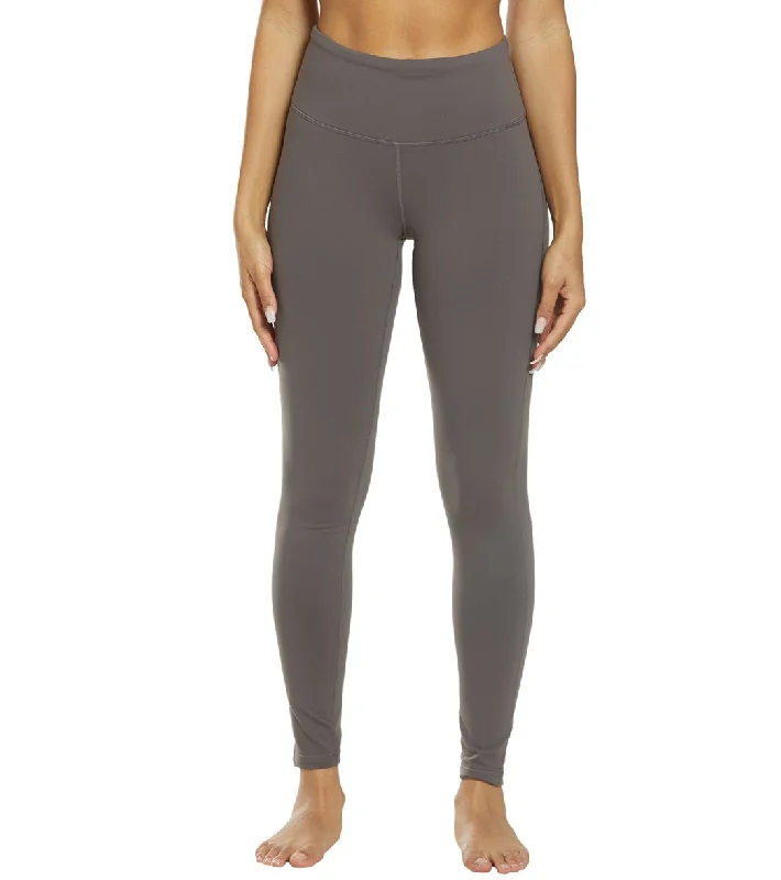 prAna Transform High Waisted Yoga Leggings Granite