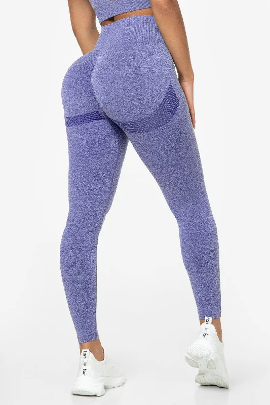 Purple Peachy Scrunch Leggings