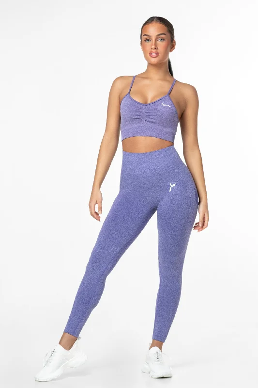 Purple Peachy Scrunch Leggings