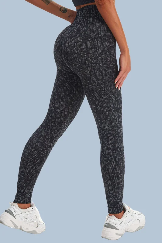 Seamless Camo nine-point leggings