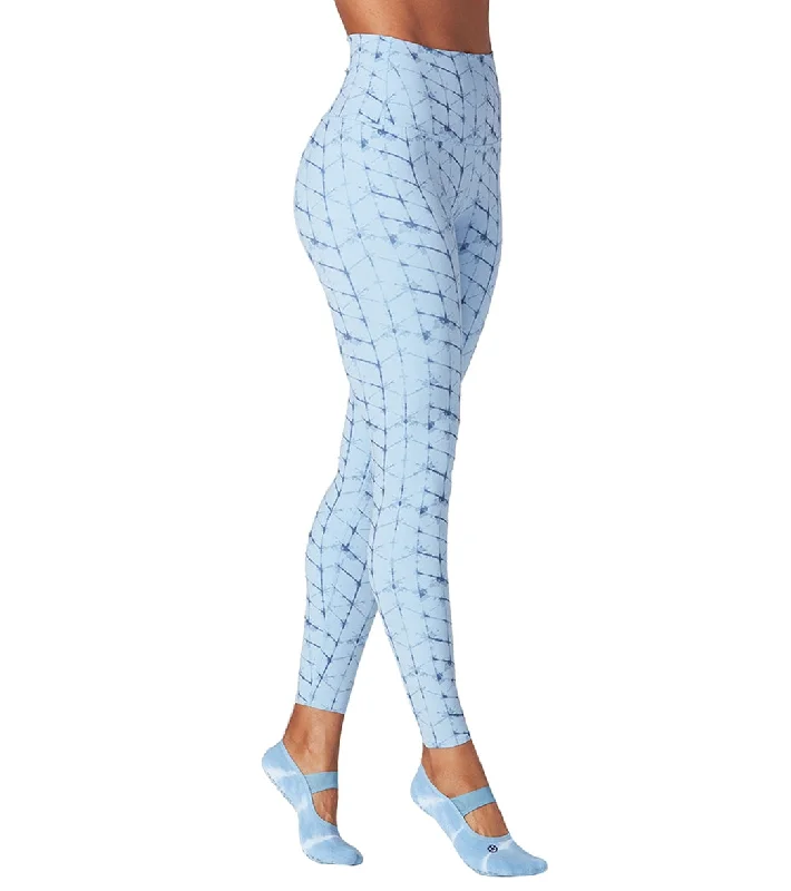 Tavi High Waisted Yoga Leggings Wave Chevron