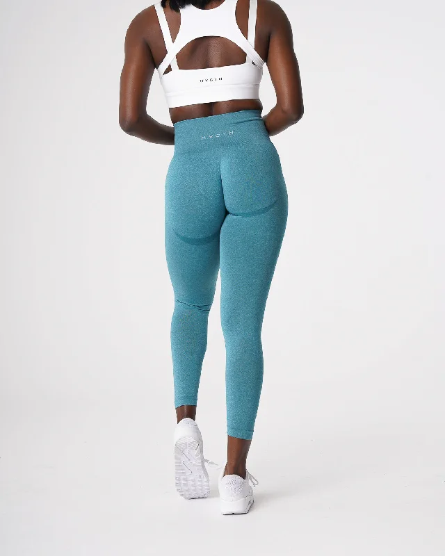 Teal Contour Seamless Leggings