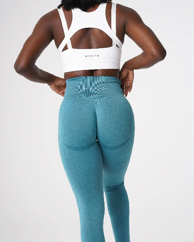 Teal Contour Seamless Leggings