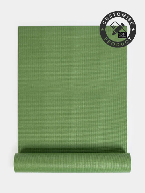 Personalised Yoga Mat 6mm With Custom Design - Palm Green