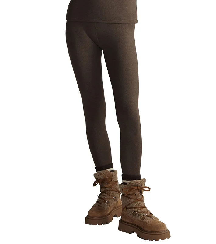 Varley Always Warm Base Layer Legging Deep Chocolate Marl