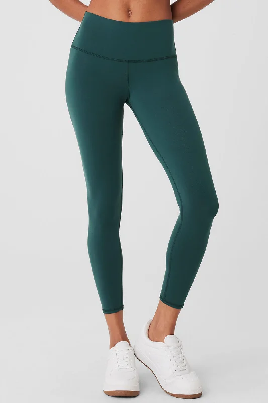 7/8 High-Waist Airbrush Legging - Midnight Green