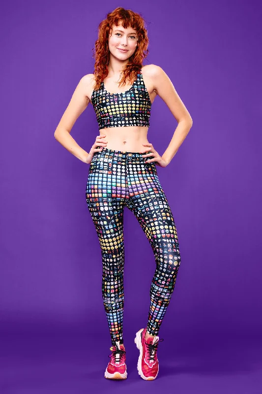 Hi-Shine Leggings in Emoji