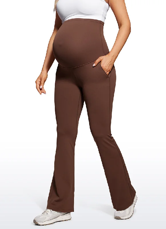 Butterluxe Maternity Flare Pockets Leggings 31"" - Super High Waist